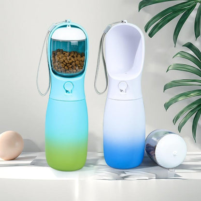 Portable Pet Water Bottle – Gradient Travel Kettle for Dog & Cat Hydration