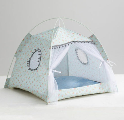 Cat Tent House – Enclosed Pet Bed for Cats and Kittens