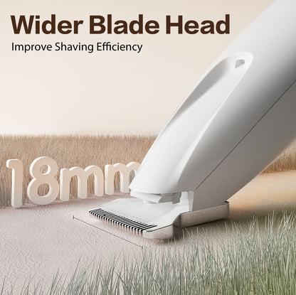 Pet Paw Trimmer – Rechargeable Quiet Grooming Clippers with LED, Cordless & Waterproof, Professional Kit for Dogs & Cats