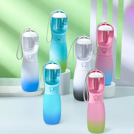 Portable Pet Water Bottle – Gradient Travel Kettle for Dog & Cat Hydration