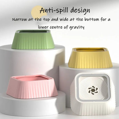 Pets Dog Cat Bowl Floating Bowl Water Drinker Not Wet Mouth Splash