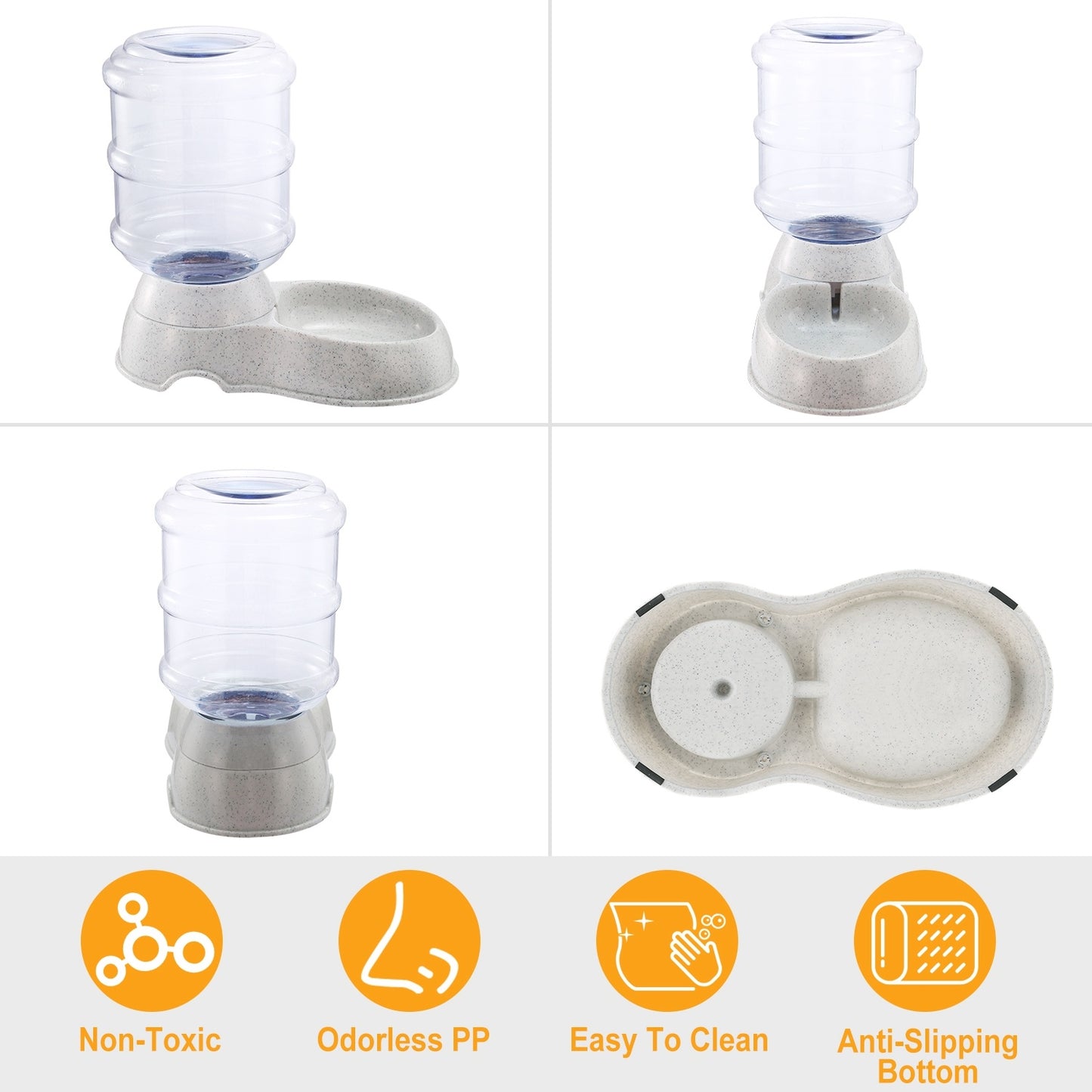 Automatic Pet Water Dispenser – 3.5L / 1Gal Gravity Water Feeder for Dogs and Cats