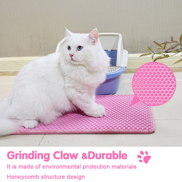 Double-Layer Cat Litter Mat