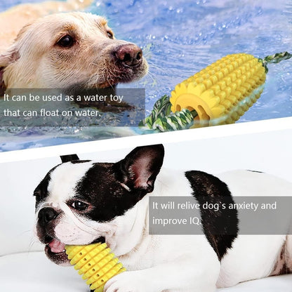 Durable Dog Chew Toy – Squeaky Interactive Corn Cob Toy for Small, Medium & Large Dogs and Puppies