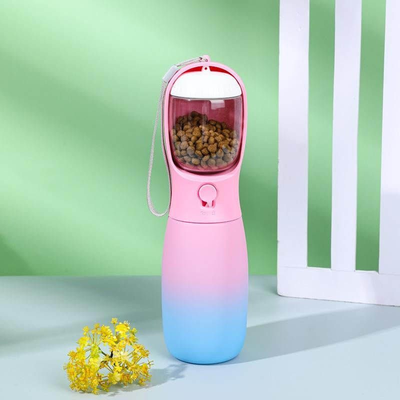 Portable Pet Water Bottle – Gradient Travel Kettle for Dog & Cat Hydration