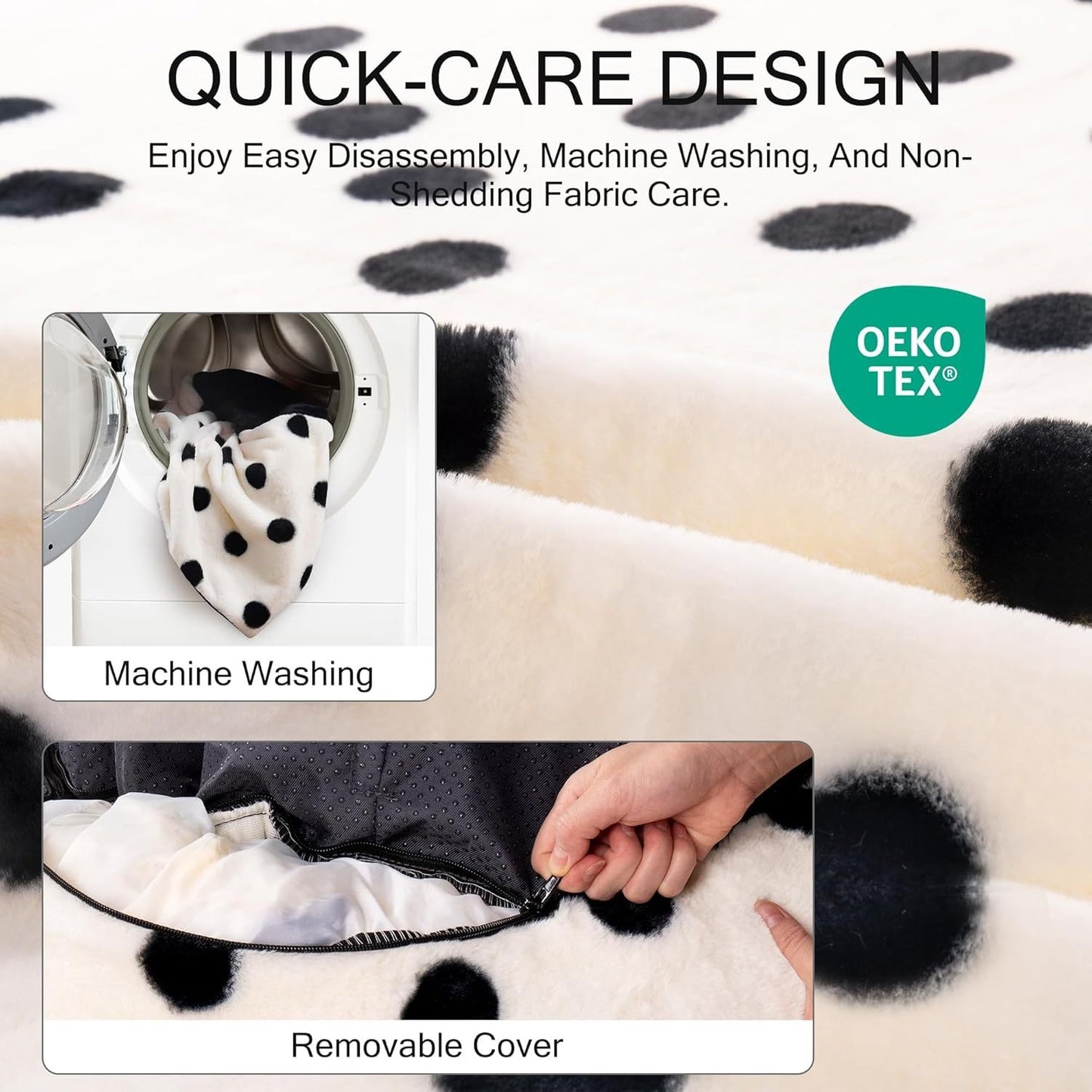MEWOOFUN Donut Cat Bed – 23" Plush Round Pet Bed for Cats & Small Dogs, Washable with Non-Slip Bottom
