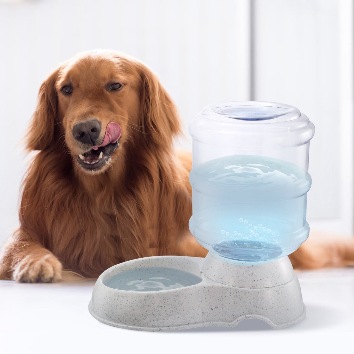 Automatic Pet Water Dispenser – 3.5L / 1Gal Gravity Water Feeder for Dogs and Cats