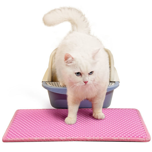 Double-Layer Cat Litter Mat