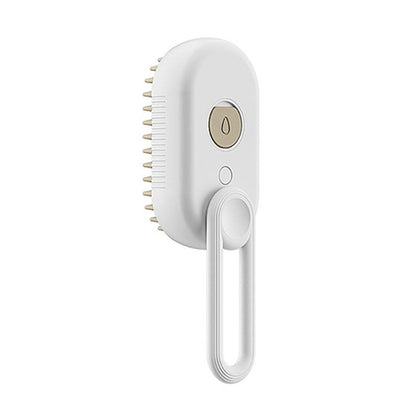 3-in-1 Pet Steam Brush – Electric Spray Grooming Brush for Cats & Dogs