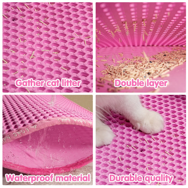 Double-Layer Cat Litter Mat