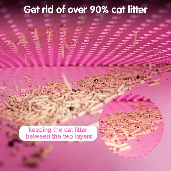 Double-Layer Cat Litter Mat