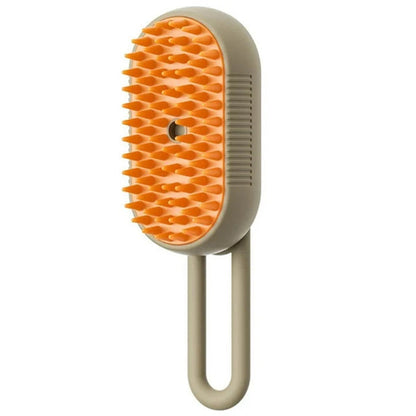 3-in-1 Pet Steam Brush – Electric Spray Grooming Brush for Cats & Dogs
